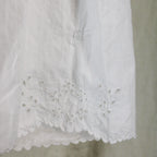 antique cotton eyelet bloomers, hand monogrammed