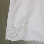 antique cotton eyelet bloomers, hand monogrammed