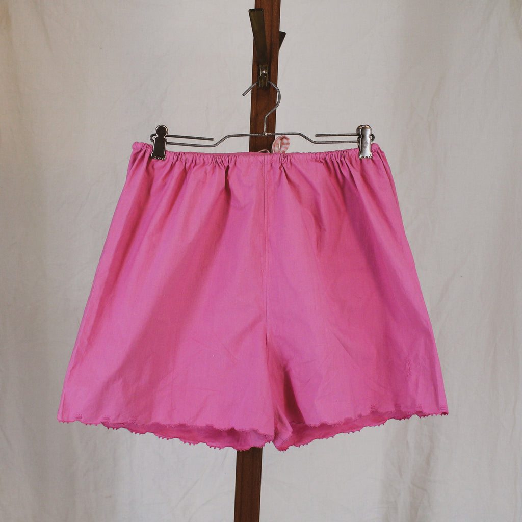 antique french monogrammed cotton camisole dress and bloomers set