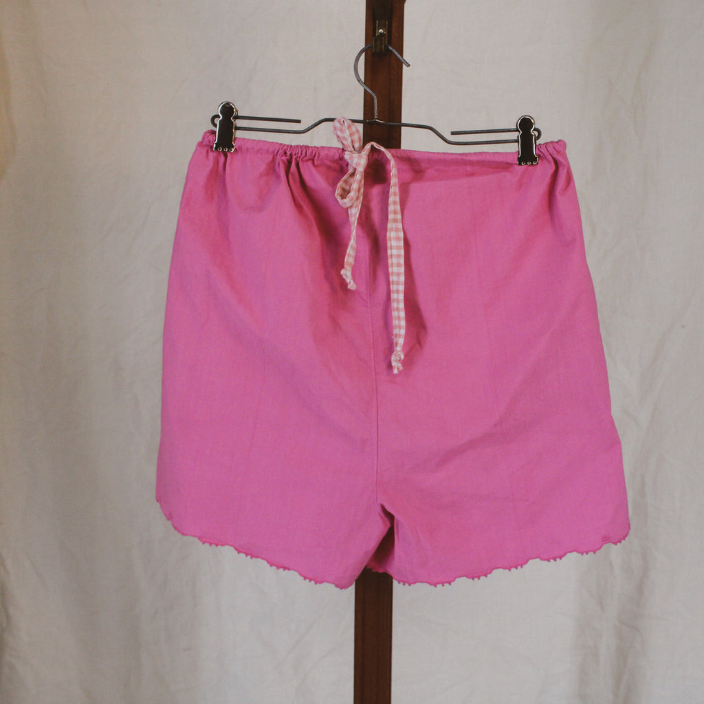 antique french monogrammed cotton camisole dress and bloomers set