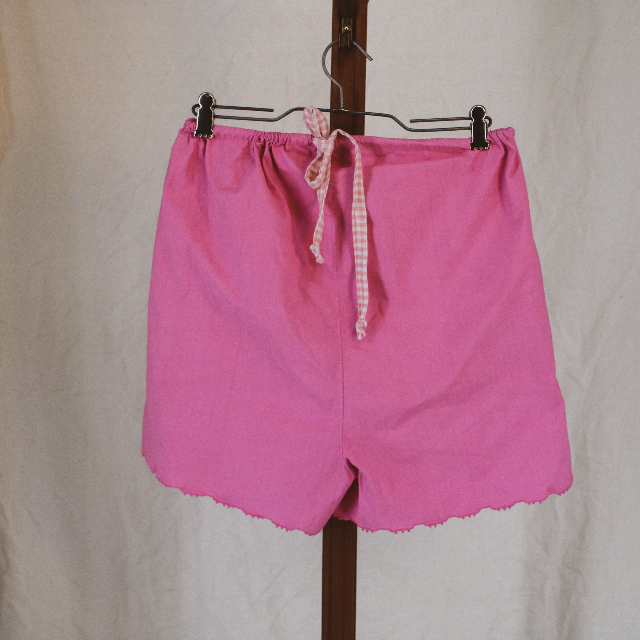 antique french monogrammed cotton camisole dress and bloomers set