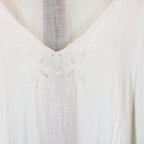 1900s antique whitework eyelet nightgown