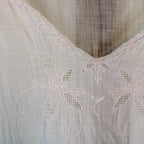 1900s antique whitework eyelet nightgown