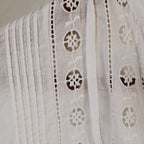 1970s prairie style eyelet cotton nightgown