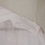 1910s antique embroidered cotton voile wrapper robe