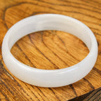 60s genuine lucite white bangle made in hong kong