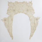 antique edwardian tape lace bertha collar