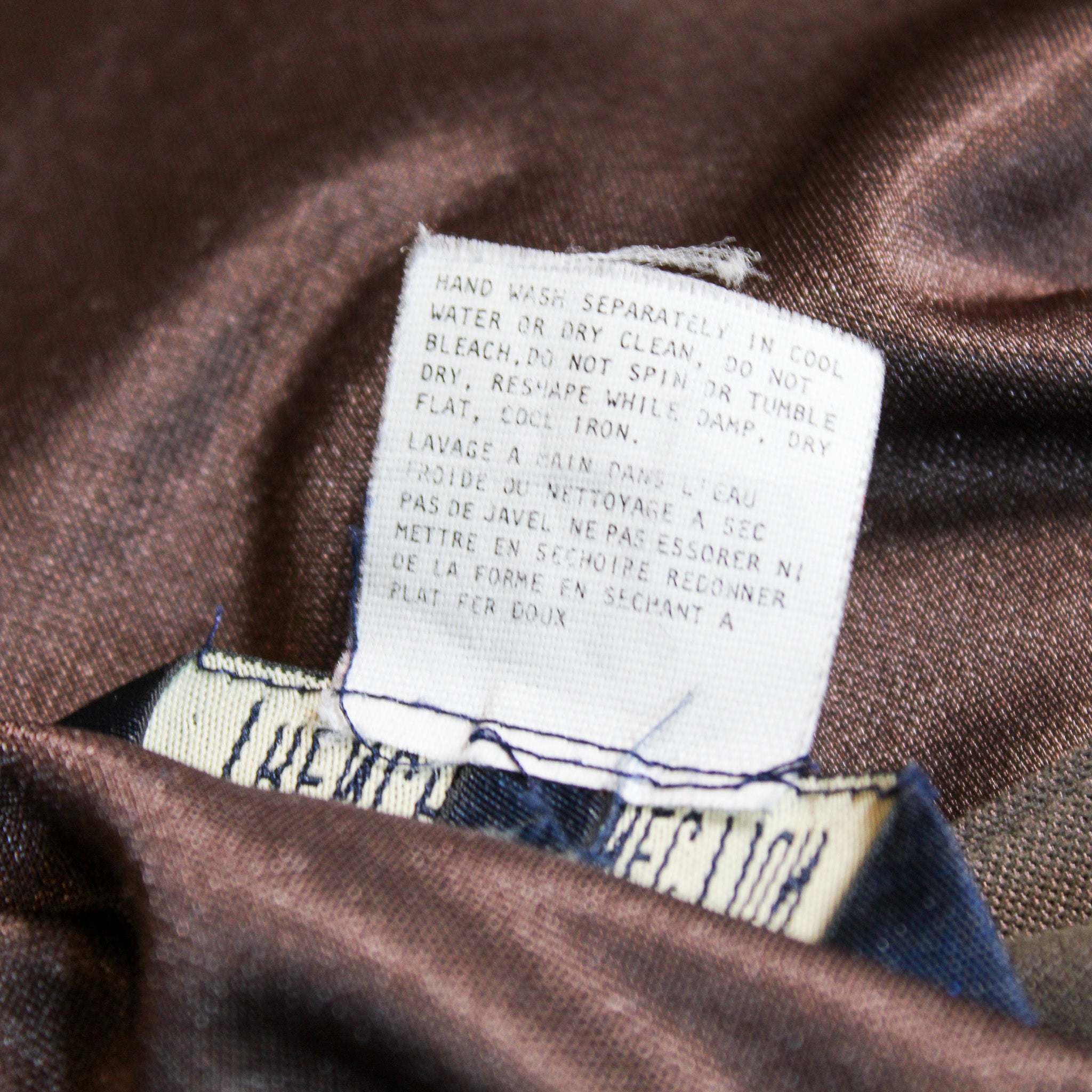 90s euro minimal polo mini dress - chocolate brown