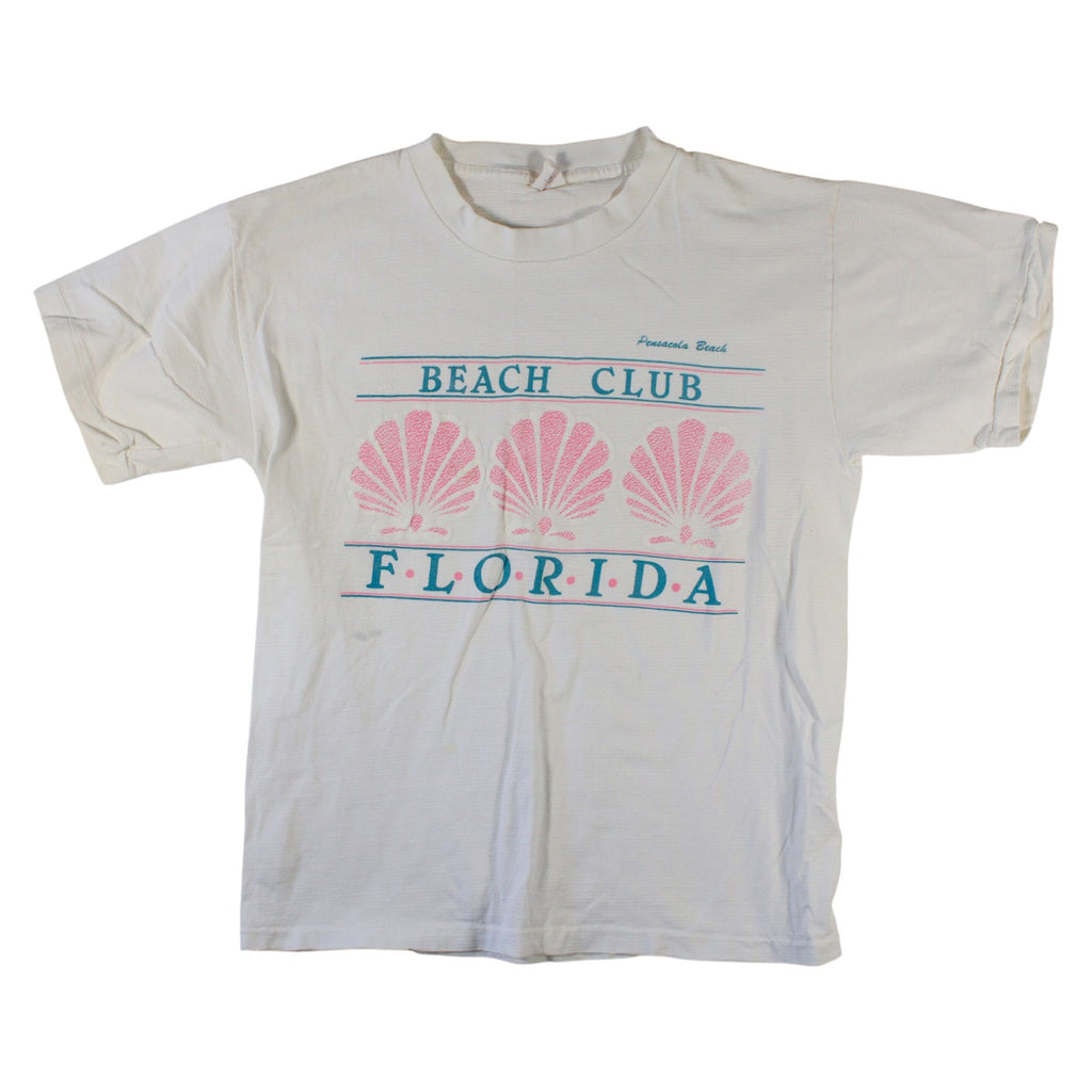 80s Beech one beach club Florida tee