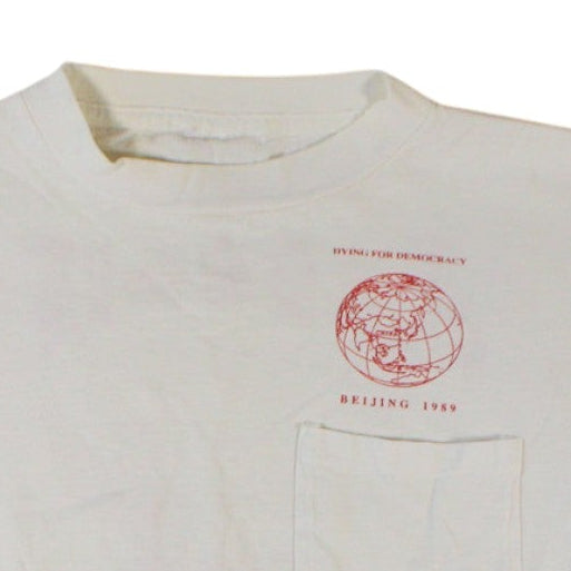 1989 dying for democracy beijing single-stitch tee