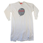 80s coca-cola brand sweatshirt dress made in usa xl