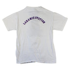 70s laramie station train tee – hanes beefy-t single stitch – usa