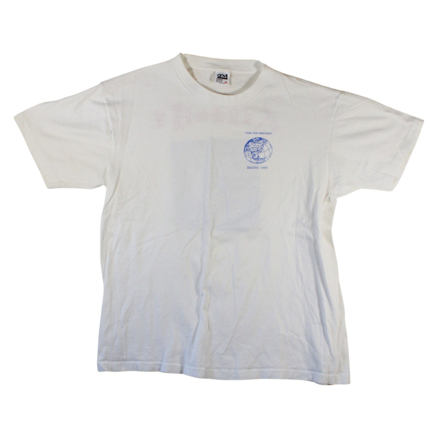 1989 dying for democracy beijing single stitch tee
