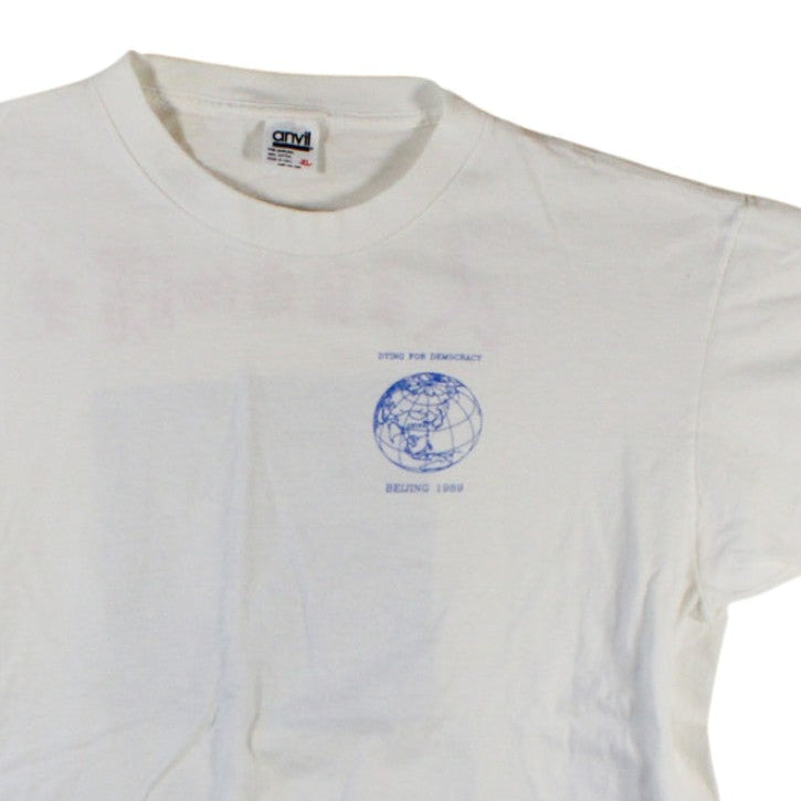1989 dying for democracy beijing single stitch tee