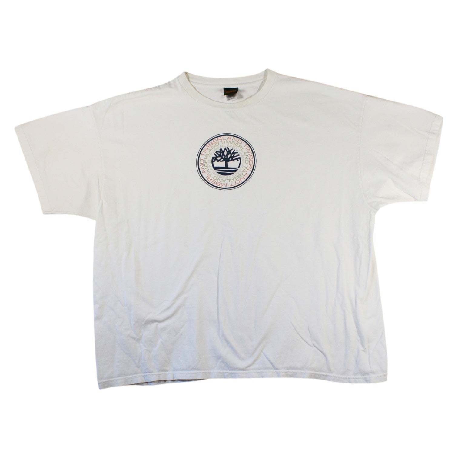 90s timberland logo t-shirt (xxl) made in usa