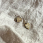 y2k gucci heart drop earrings- sterling silver