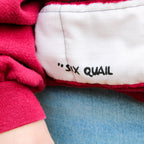 60s harwood steiger six quail quilted remade - designer mcm textile