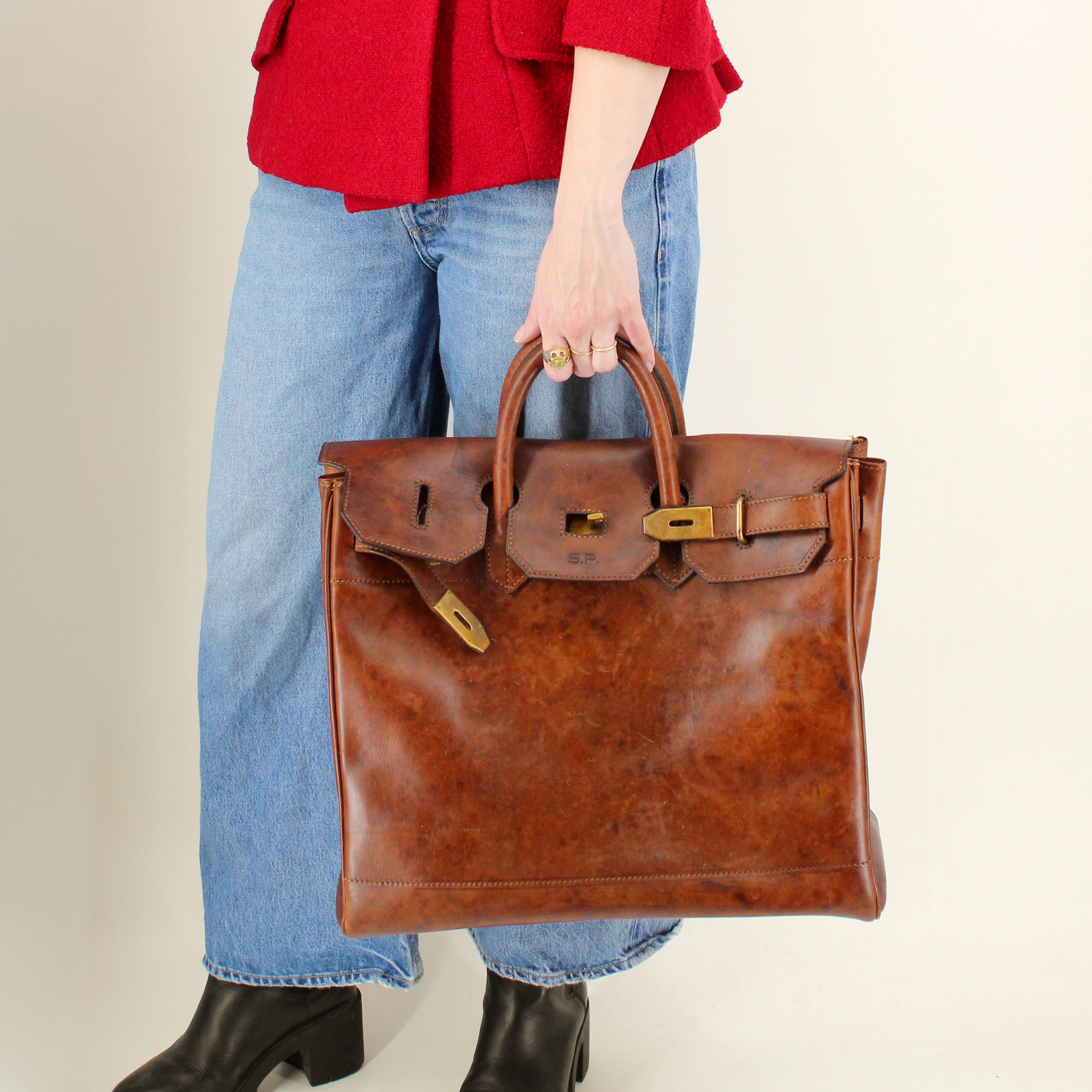 50s/60s gucci weekender - pre-birkin, ultra rare