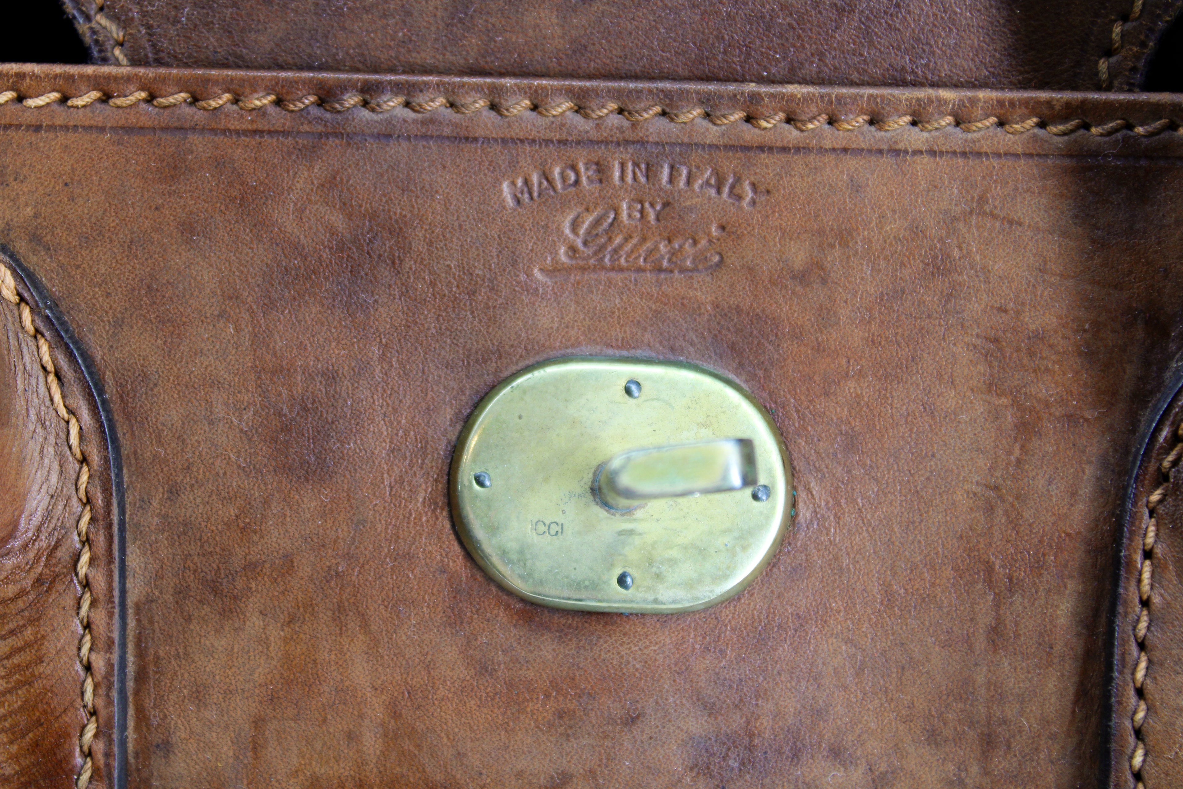 50s/60s gucci weekender - pre-birkin, ultra rare