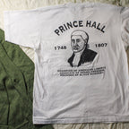 90s prince hall historical graphic tee (l) fruit of the loom best