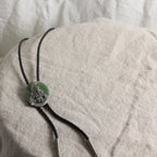 80s signed 100% sterling silver eagle  bolo tie - siskiyou
