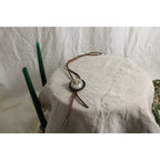 70s RARE shell resin bolo tie