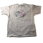 90s jerzees pastel floral single-stitch tee xl