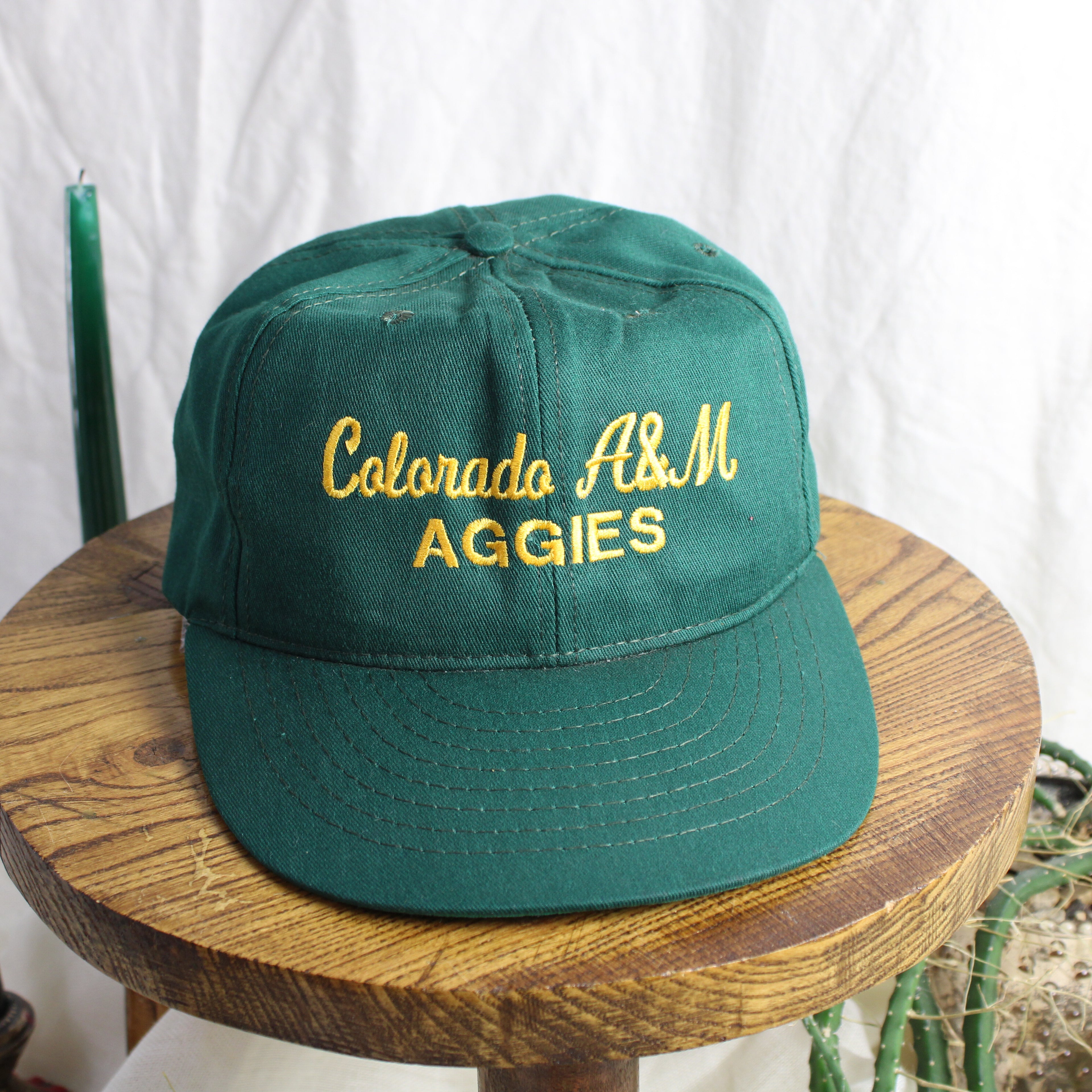 1950s RARE colorado a&m aggies baseball cap - made in usa