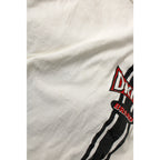 1990s dkny brand vertical logo tee – single stitch xl