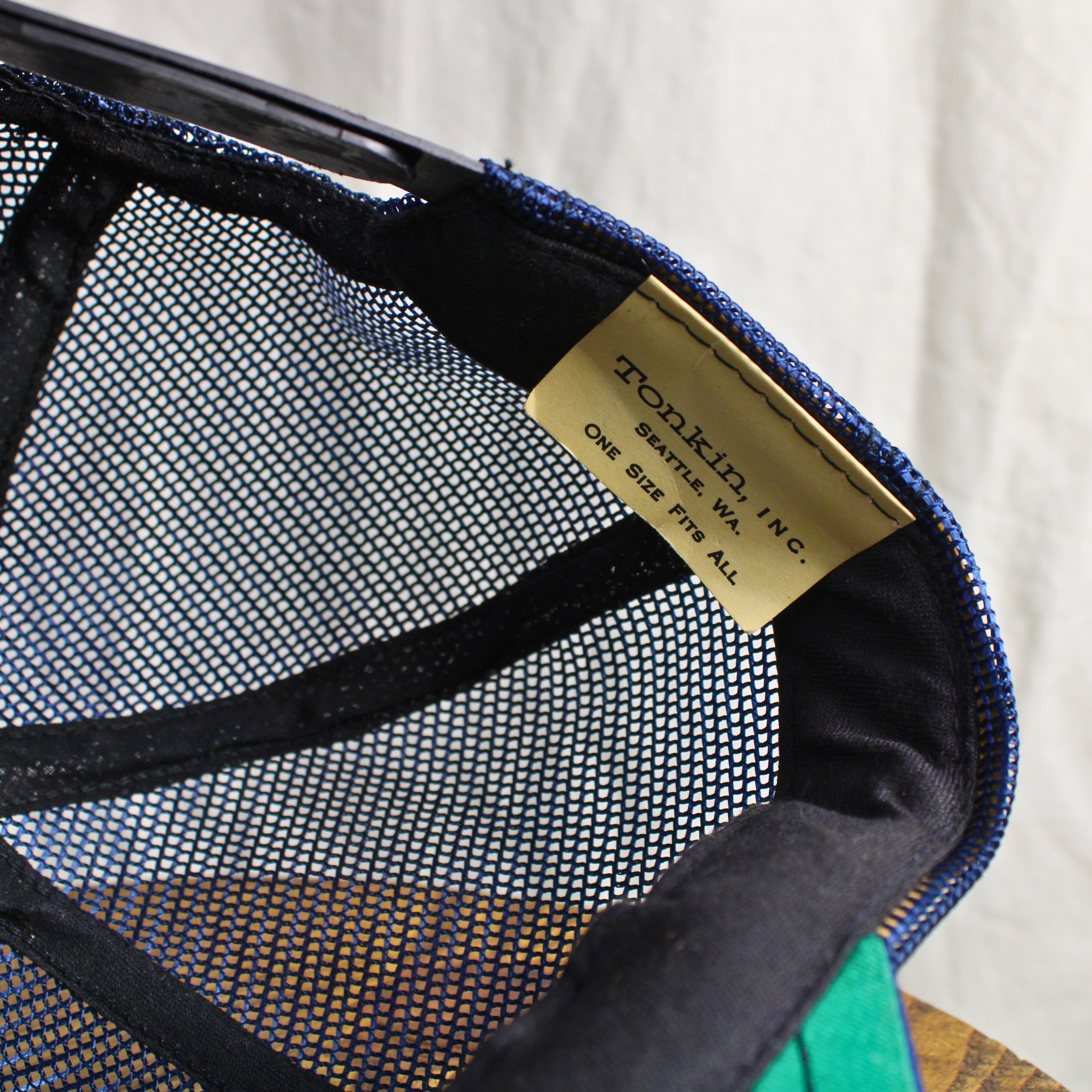 80s kenworth trucker hat – tonkin inc. seattle wa – mesh snapback