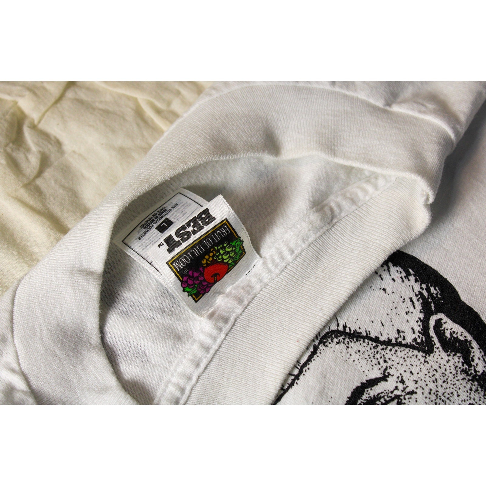 90s prince hall historical graphic tee (l) fruit of the loom best