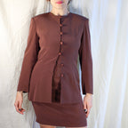 90s b’zar geometric beaded longline blazer