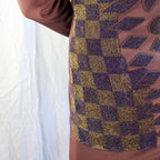 90s b’zar geometric beaded longline blazer