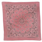 70s/80s hav-a-hank pink paisley cotton bandana - made in usa, image 1
