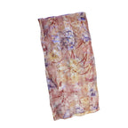 vintage bill blass floral silk scarf — pink/mauve