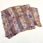 vintage bill blass floral silk scarf — pink/mauve