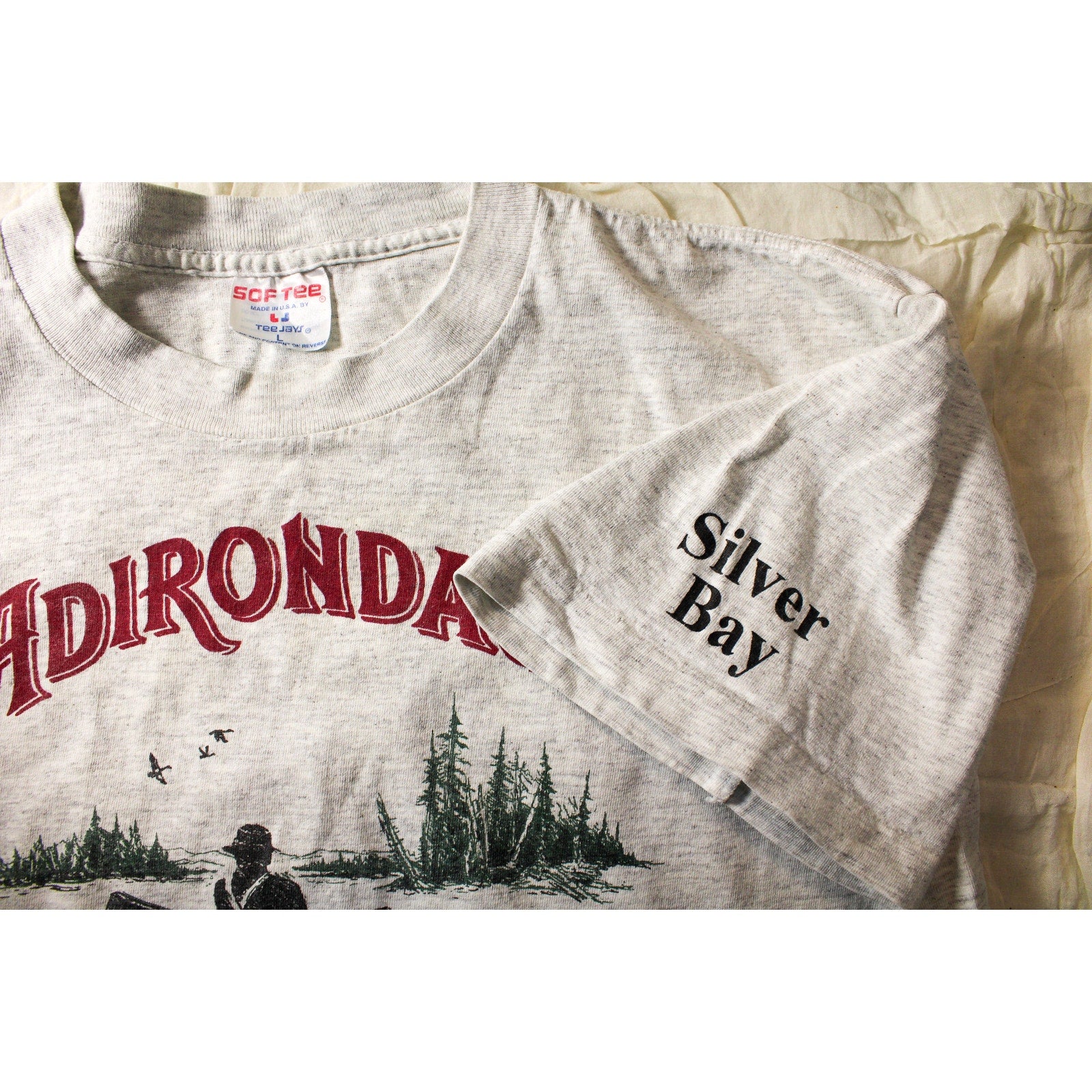 90s Adirondack Silver bay single stitch tee