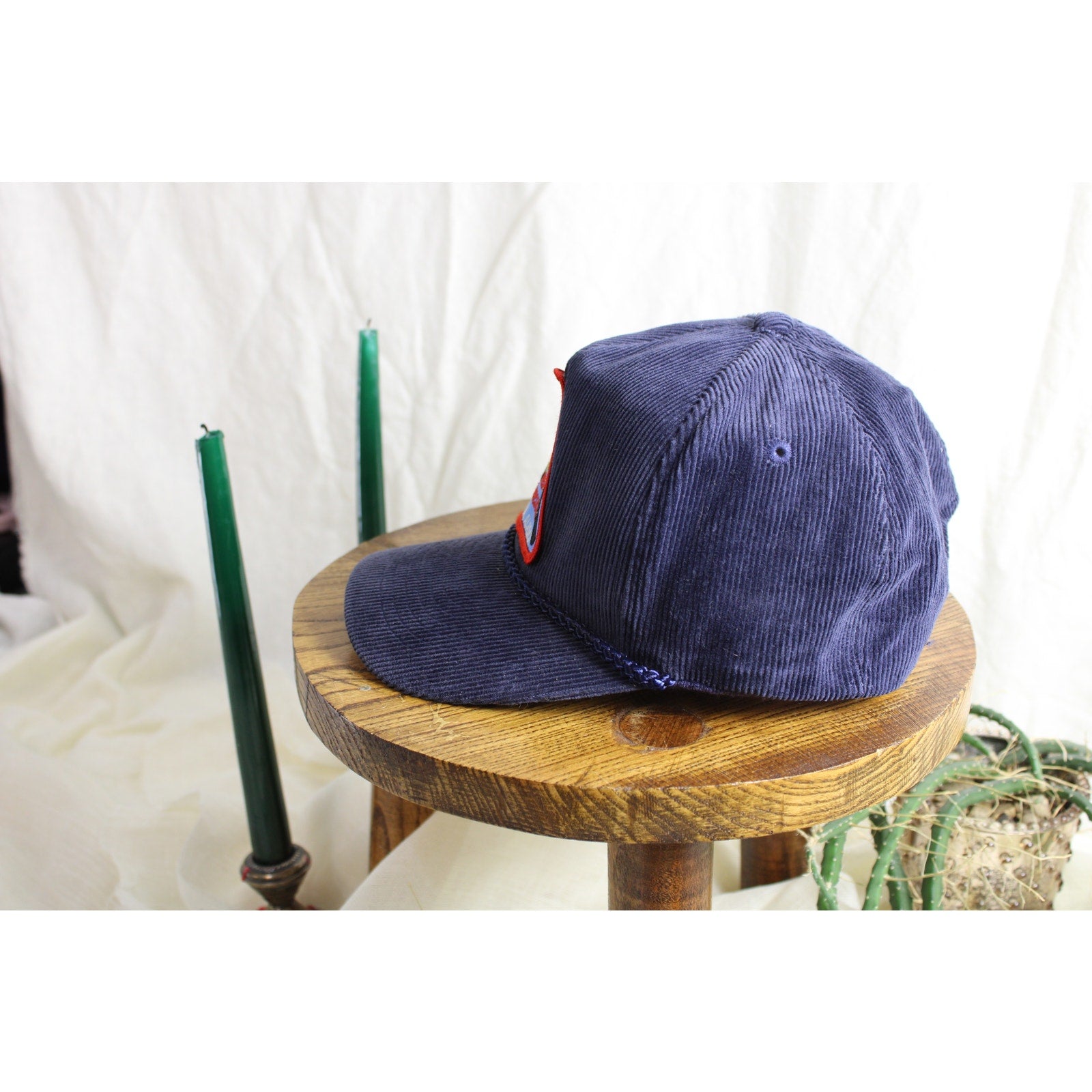 80s galena alaska search & rescue corduroy snapback hat