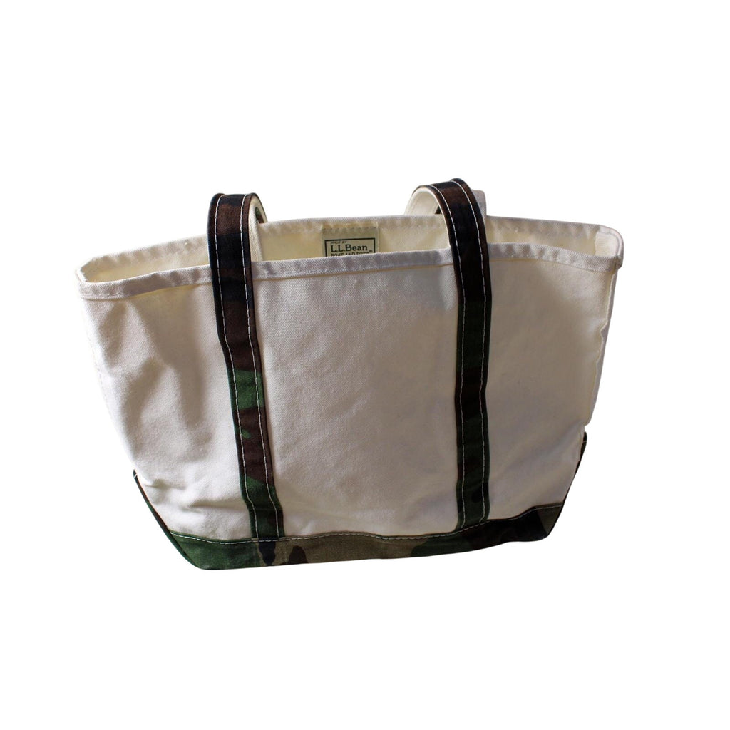 Vintage L.L. Bean Boat & Tote – Camo (Medium, Made in USA)