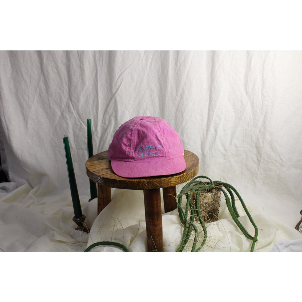 90s fresh produce steamboat colorado pink 5-panel hat