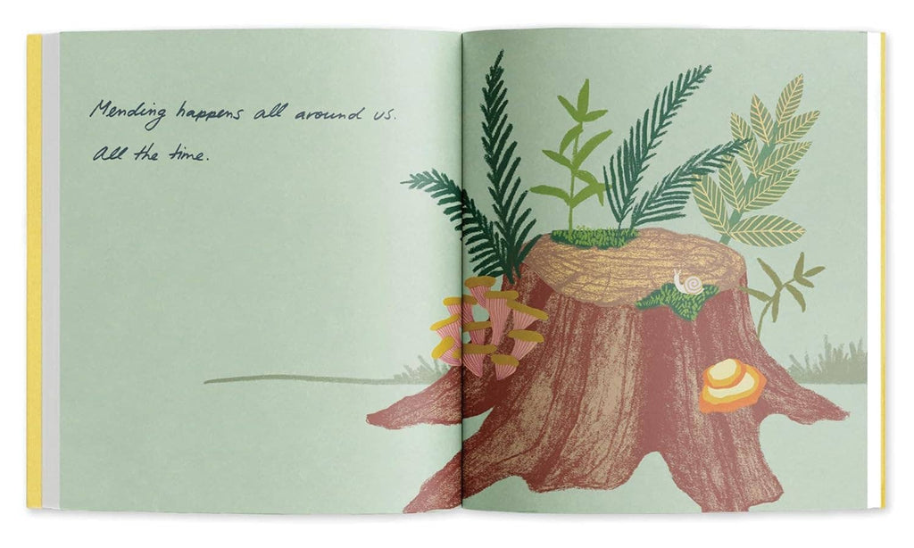 mending life book, page view 6