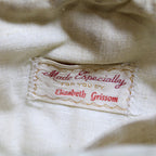 60s retro white acrylic crochet shoulder bag