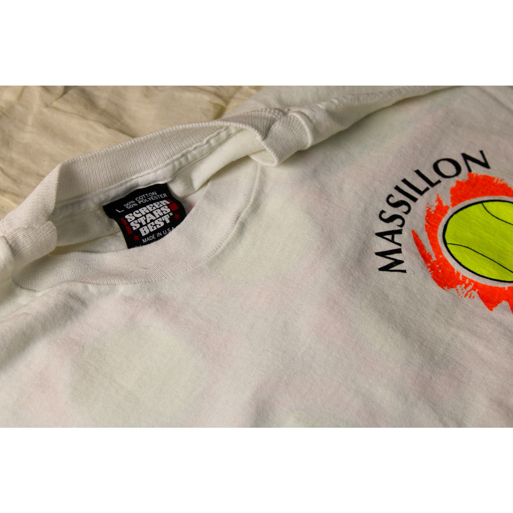 90s neon screen stars best “massillon tennis” single-stitch tee