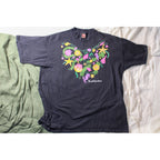 80s native sun x busch gardens neon sea life single-stitch tee (xl, made in usa)