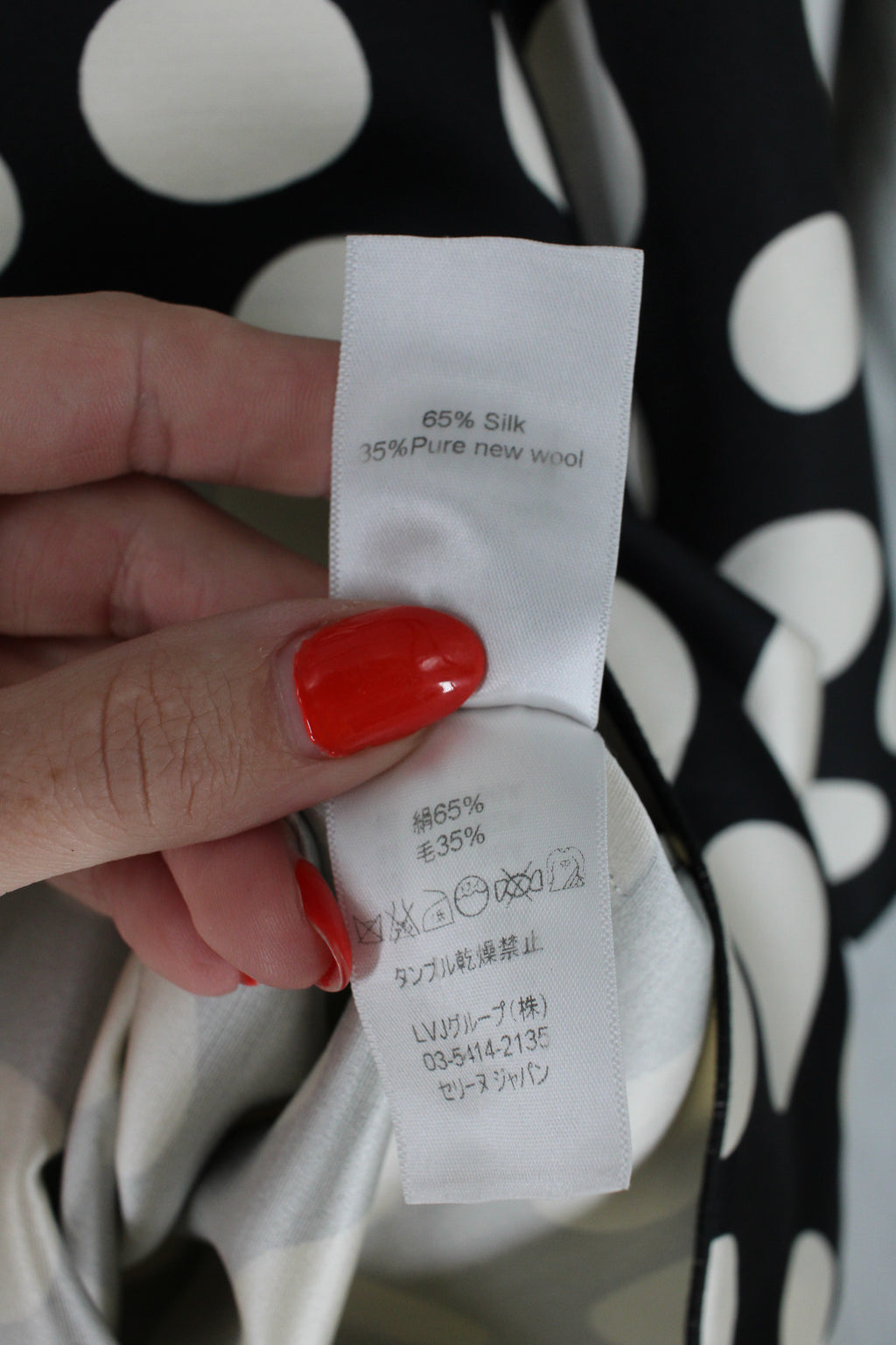 2015 céline by phoebe philo polka dot silk wool shift dress