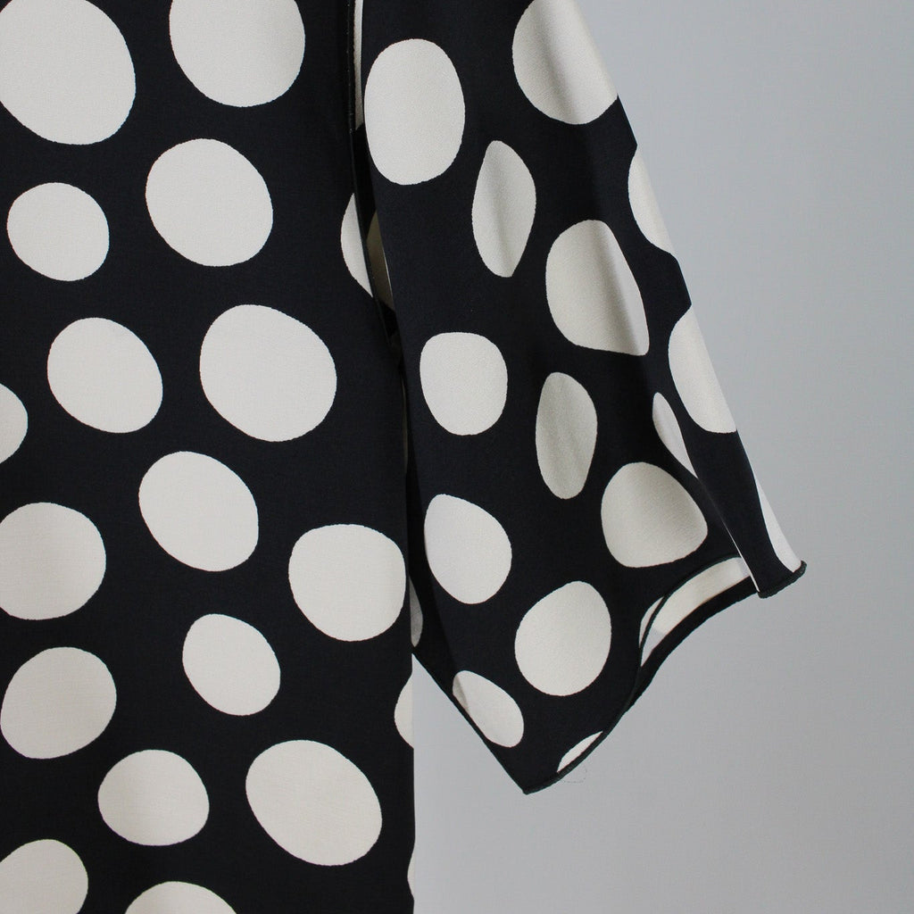 2015 céline by phoebe philo polka dot silk wool shift dress