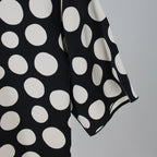 2015 céline by phoebe philo polka dot silk wool shift dress