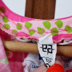 neckline and care tag detail