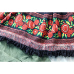 2000s/Y2K Anna Sui Folk Silk Floral Skirt – Printed Gauze