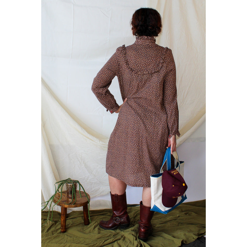 90s/00s l.l.bean boat & tote – cobalt trim zip-top - short handles